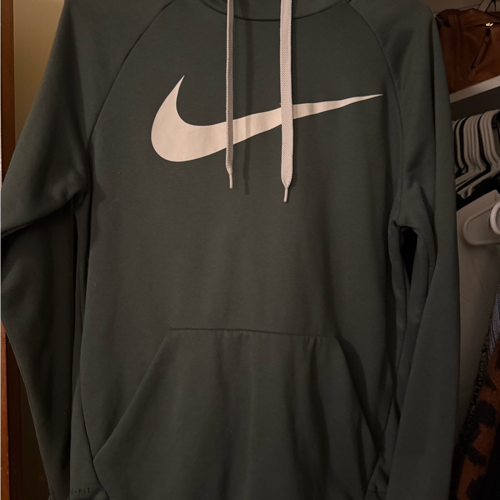 Nike Men's Forest Green Hoodie